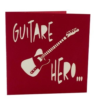 kirigami couverture Guitare hero