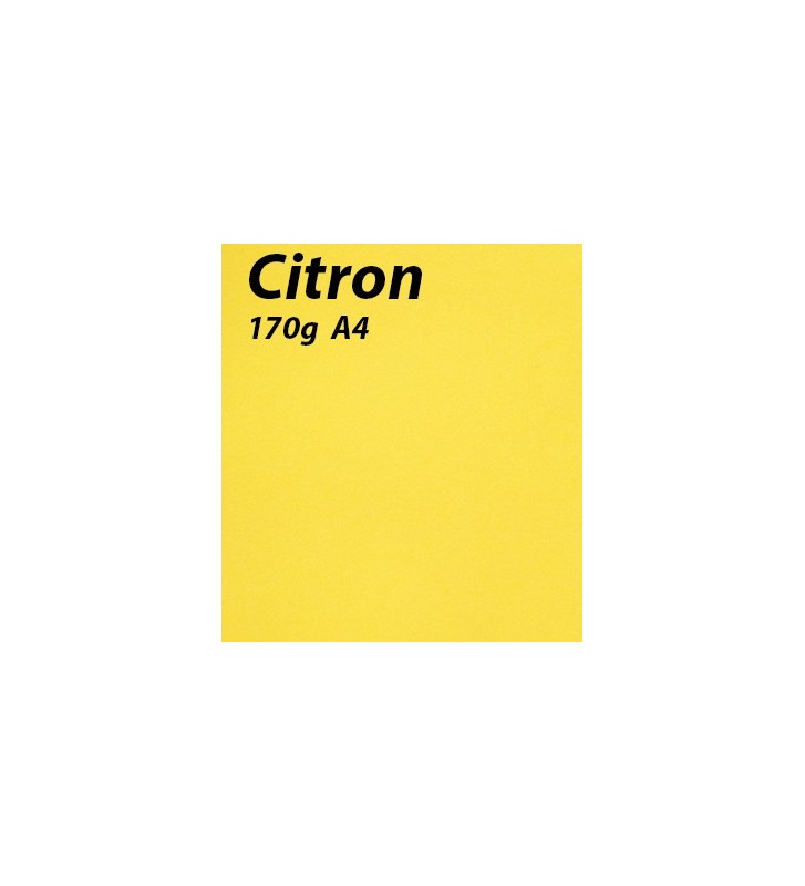 papier Citron A4 170g
