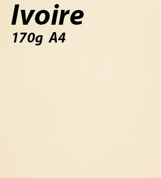 papier Ivoire A4 170g