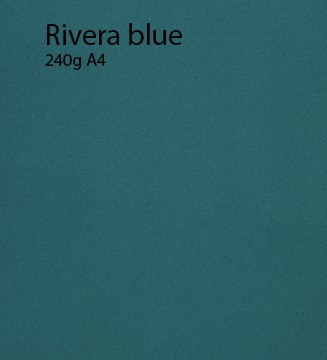 240g Rivera Blue papier A4