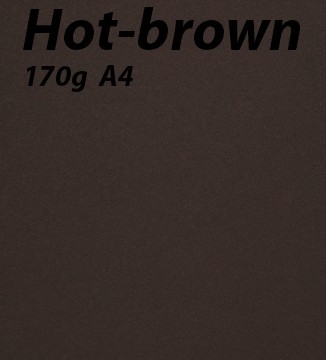 125 feuilles Hot-Brown