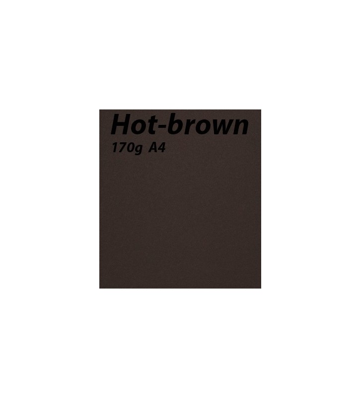 125 feuilles Hot-Brown
