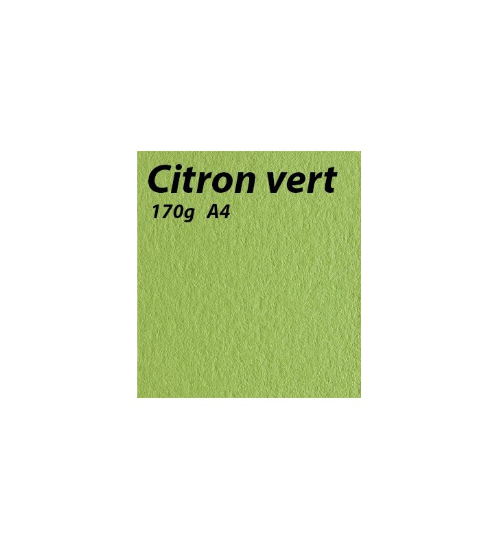 papier Citron Vert A4 170g
