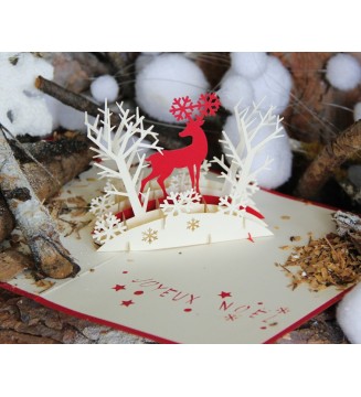 Kirigami le grand Cerf