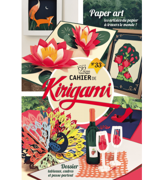 Cahier de kirigami numero 33 love paper