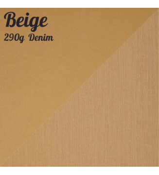 Beige - 290 g/m² Denim A4 - papier de création