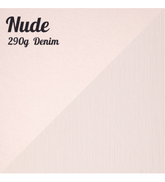 Nude - 290 g/m² Denim A4 - papier de création
