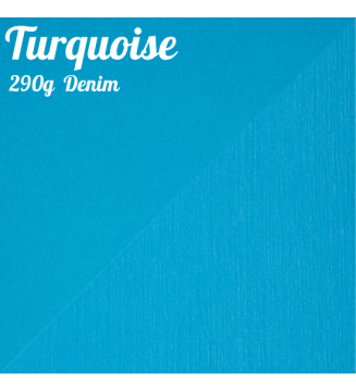 Turquoise - 290 g/m² Denim A4