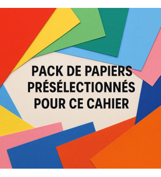 liste de papier de couleur présélectionnés