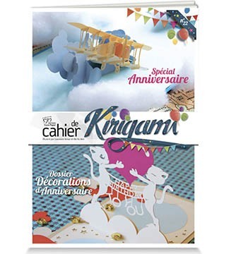Couverture cahier de kirigami N°22