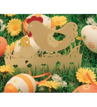 Cocotte et poussin