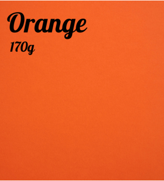 papier de création Orange A4 170g