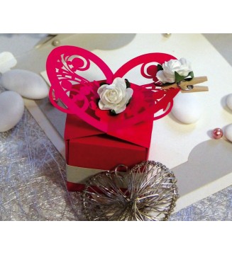 Boîte à dragées Coeur