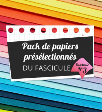 Une sélection de papiers pour réaliser tous les modèles du fascicule n°3!