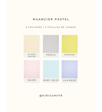 NUANCES Pastels 30 feuilles...