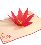 Carte pop-up L'éveil du lotus