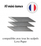 10 mini-lames qualité...