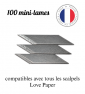 100 mini-lames qualité...
